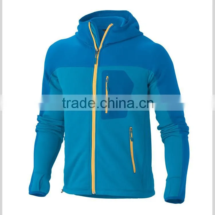 Wholesale functional hoody sports soft shell jacket