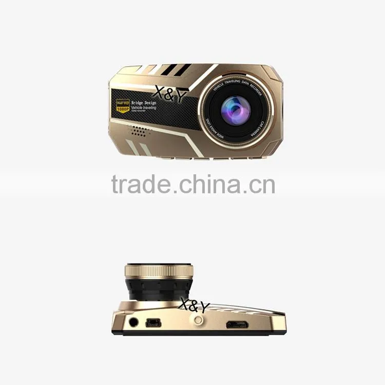 motion detection and stop to watch and control Zinc alloy car dvr with G-sensor XY-W68