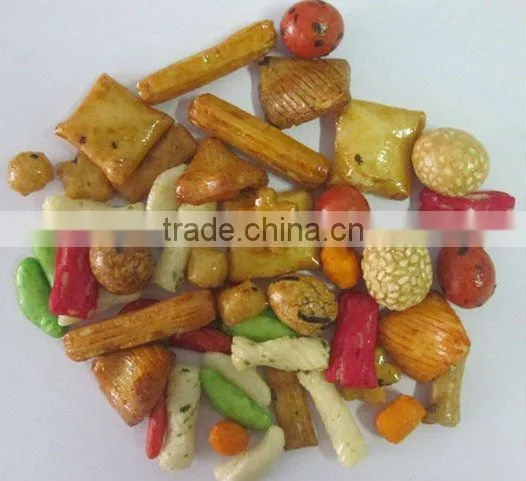 Japanese rice crackers mixed
