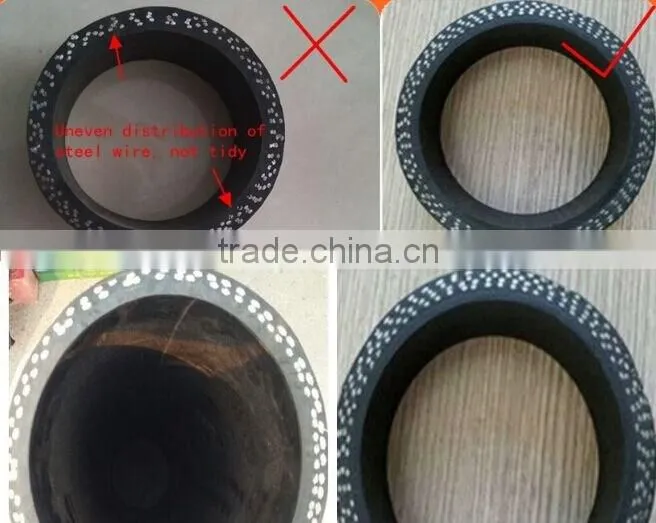 Shcwing Putzmeister Concrete Pump dn125 rubber hose 2"--6" Wire braided rubber hose
