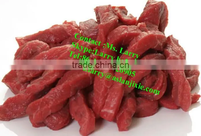 chicken meat cutting machine/meat strip cutting machine
