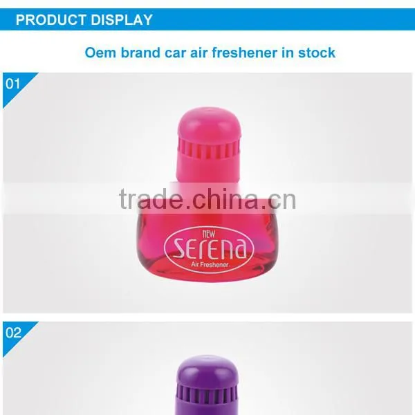 Beauty product custom car air freshener scent