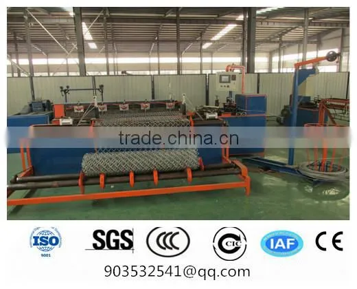 Full automatic chain link fence machine
