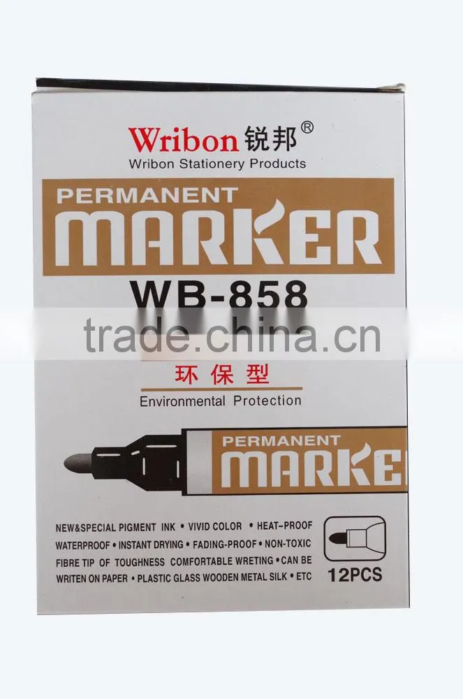 Permanent marker pen for animal husbandry equipment