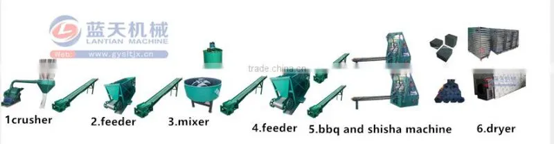 2016 Year Discount Bamboo Charcoal Briquettes Making Machine Made In China