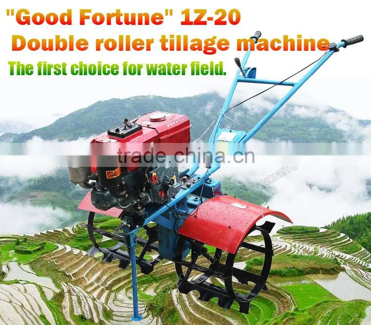 Chinese OEM Manual Tiller Hand Rotary Cultivator Low Price Hand Plough Machine For Paddy Field 1Z-20