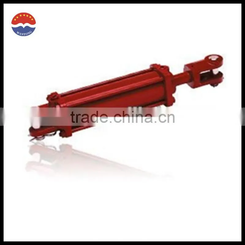 Tie rod hydraulic cylinders for agriculitural equipment