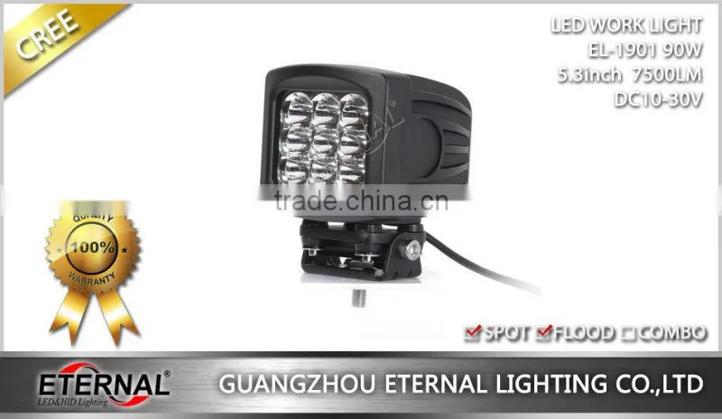 90W 5.3in 4x4 off-road ATV UTV SUV motorcycle automotive high power driving spot led work light