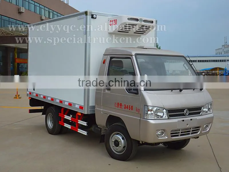 Dongfeng gasoline small refrigerated truck