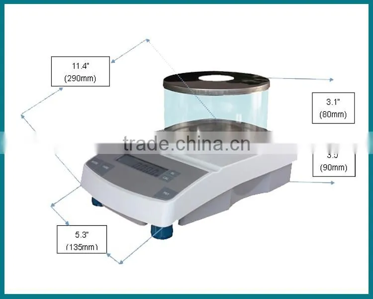 200g 0.001g digital balance pallet scale weight