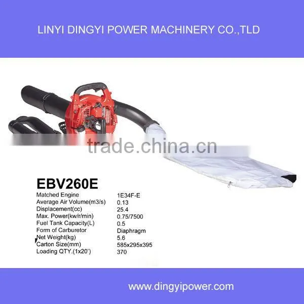 EBV260 25.4cc gasoline blower&vac