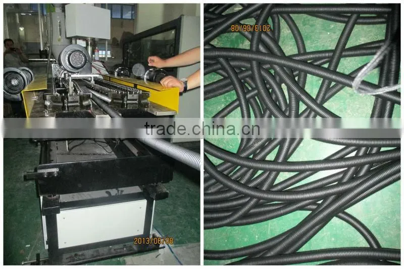 High output Single layer PVC PE corrugated pipe extrusion machine / Plastic corrugated pipe extrusion line