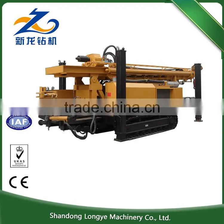 Hight quality products 12T Axial pressure trailer mounted bore well drilling machine price