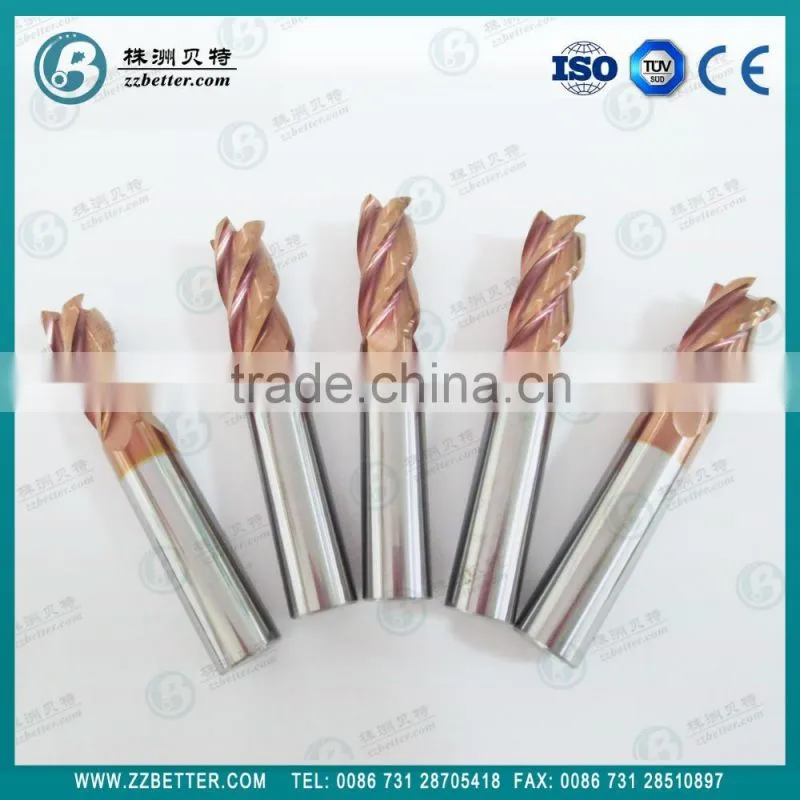 50x4x4mm 4 Flutes Tungsten Carbide End Mill Cutter Straight Shank