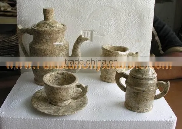 UNIQUE MARBLE TEA SETS HANDICRAFTS