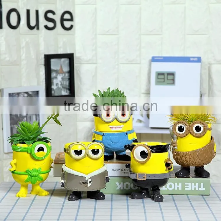 Creative various types ceramic flower pots with hole for home decoration