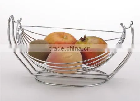 2016 Banana Board Shape Fruit And Vegetable Metal Wire Fruit Rack