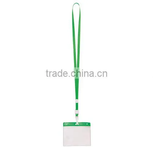badge holder with clip,promotional PVC badge holder