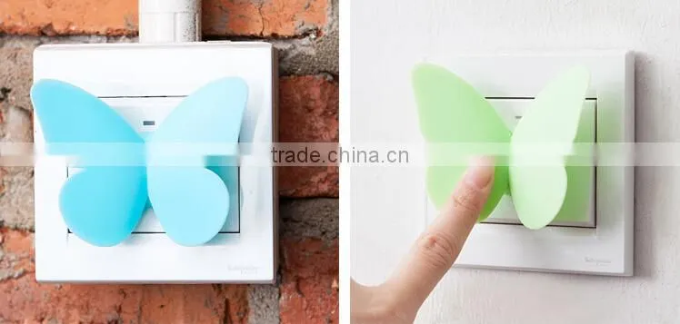 Wholesale Stock Colorful Butterfly Shaped Door And Window Handle 2pcs/pack