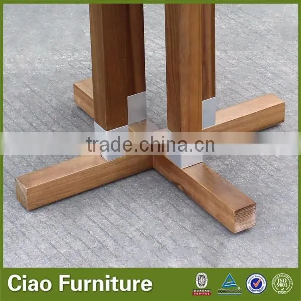 Teak golden wood coffee table