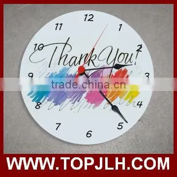 2017 Hot Sell Christmas gift custom photo printed wall clocks sublimation blank wall clocks for sublimation