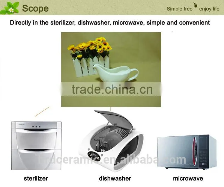 chinese ceramic sauce boat wholesale