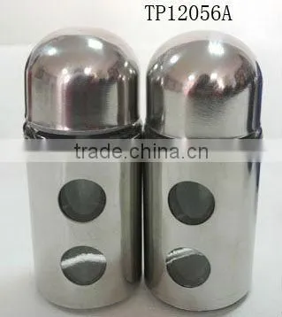 2016 hot selling bullet style mini colored sleeves cylinder glass spice jars