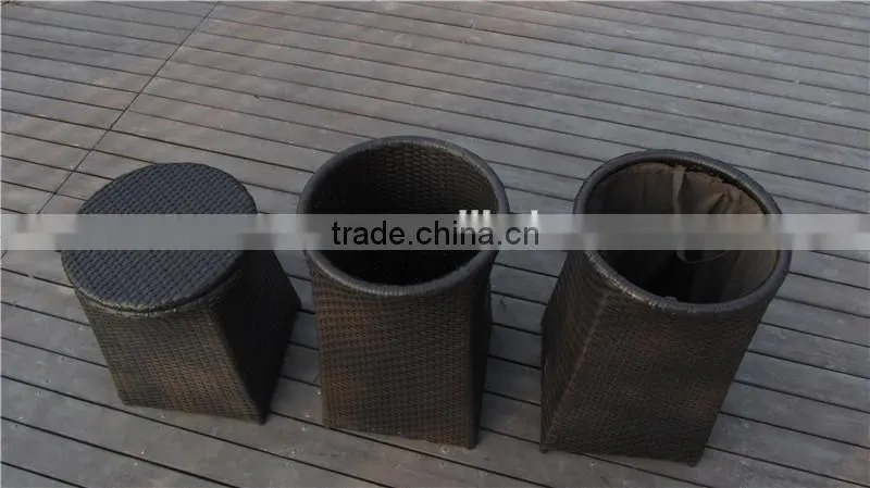 Cheap Alumi Garden PE Rattan Hamper Storage Boxs