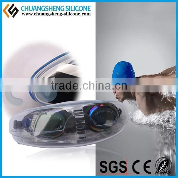 SOFT AND COMFORTABLE SILICONE SWIM GLASSES/SWIM GOGGLES FOR ADULT