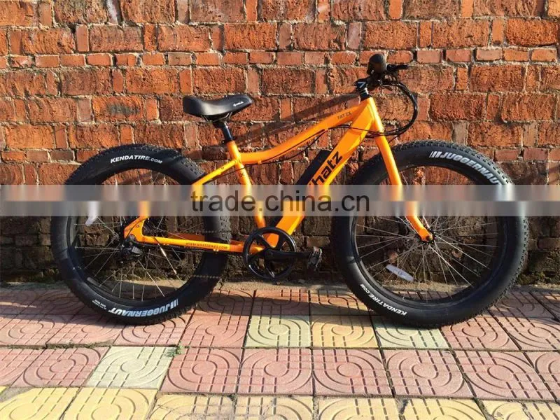 26inch fat tyre electric bike with hidden battery powered electric fat tyre bike 350W