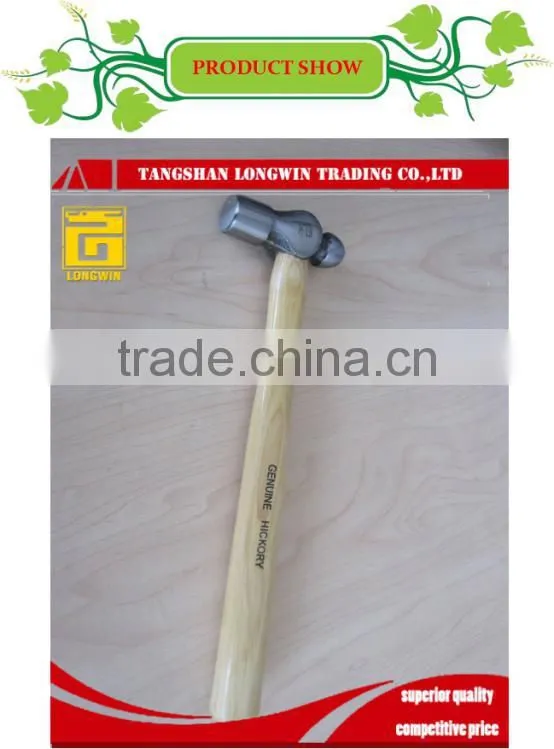 B665 Varnish Sprayed Treatment Agricultural Tools&Garden Tools Iron Ball Peen Hammer