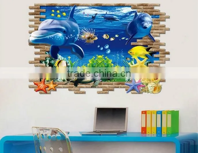 Removable Self Adhesive 3D Wall paper , Wall sticker for Kids