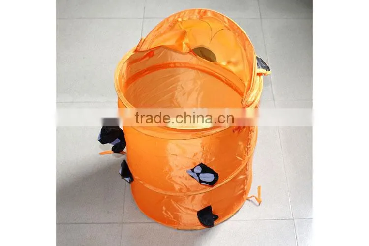 Round animal Laundry Hamper folding laundry basket