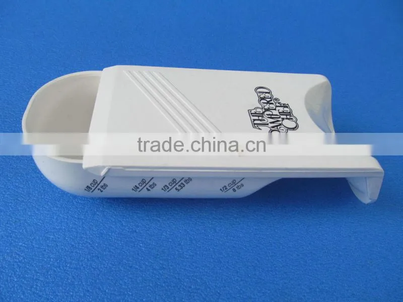 Hot sale Elegant Adjustable plastic measuring scoop, OEM plastic measuring scoop Shenzhen maker