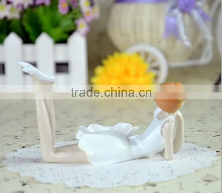 Resin Angel Candlestick,Beautiful Resin Fairy decoration,Handicraft Candle Holders Wedding Gifts Home Decor Furnishing Articles