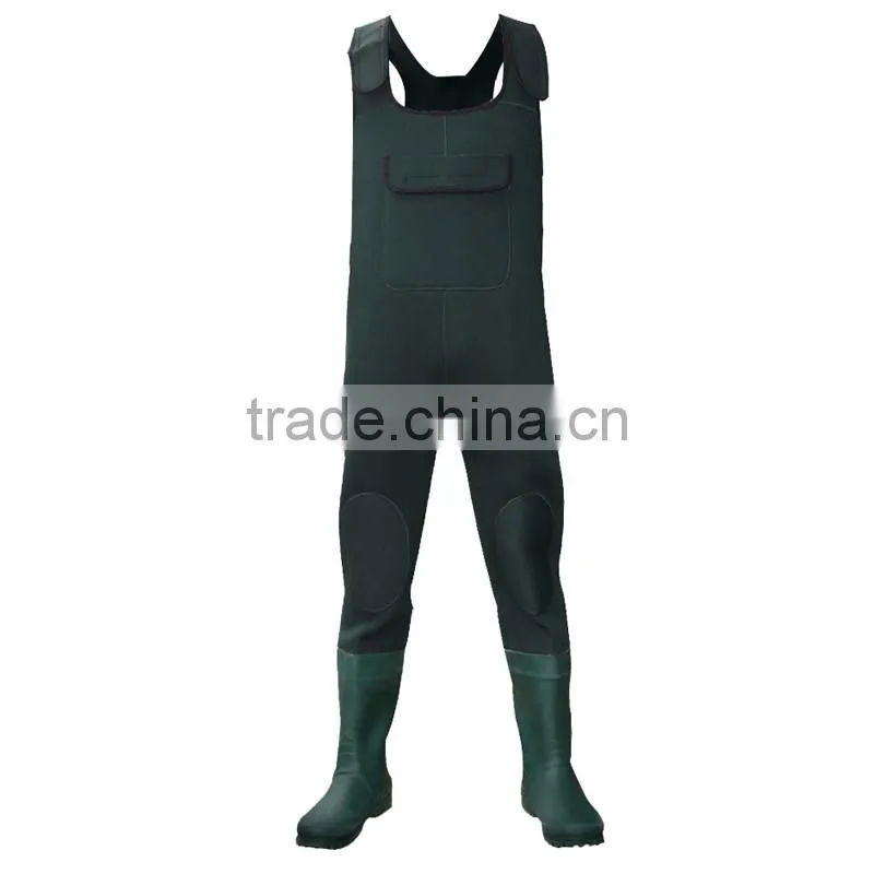 pvc/rubber/neoprene chest wader, fishing breathable waders