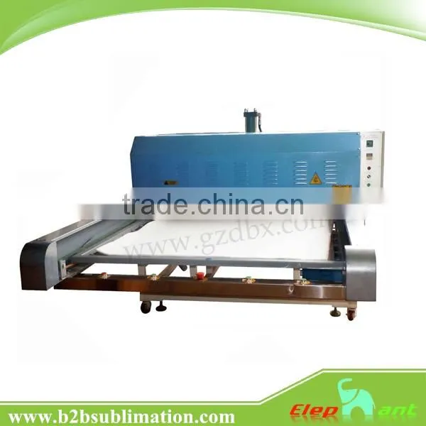Double stations t-shirt hydraulic heat stamping press machine