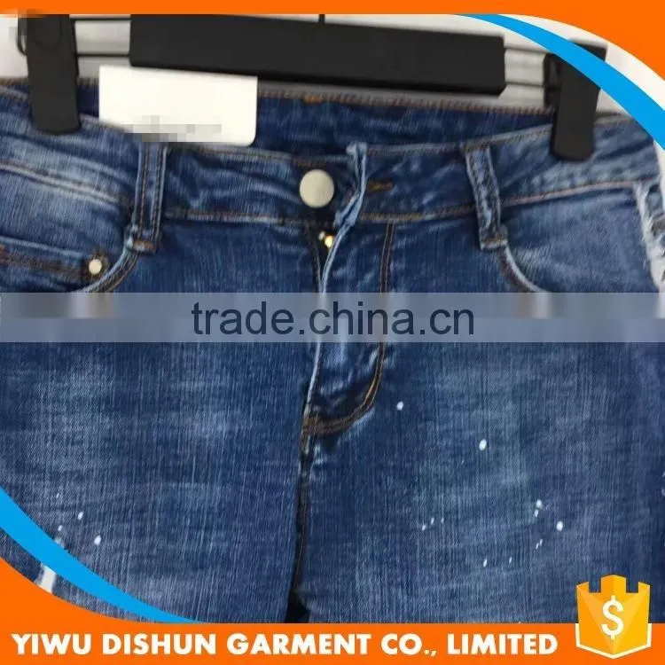 Women wholesale sexy ripped model jeans pants