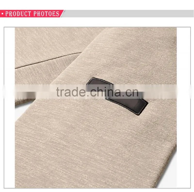 Wholesale french terry raglan sleeves zip pockets crewneck sweatshirt men gym wear
