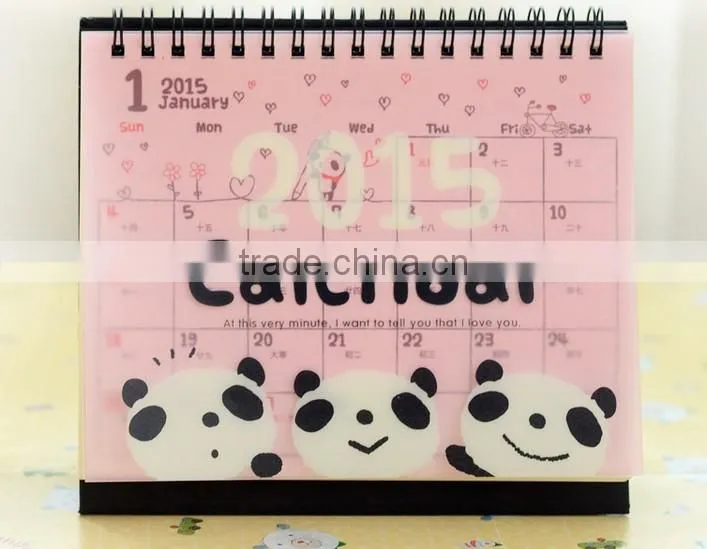 Cheap wholesale wall calendar/desk calendar/2015 calendar OEM printing