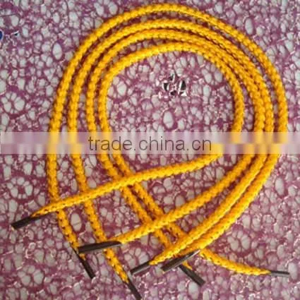 decorative Gold color nylon twist handle rope