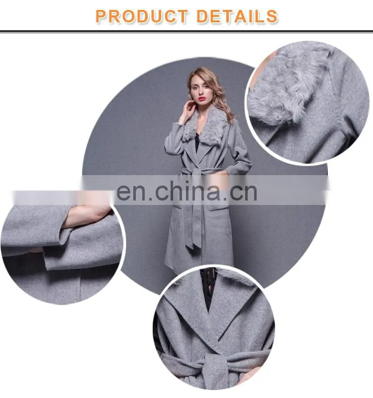 High-end new winter long sleeve double-sided cashmere coat wool coat coat