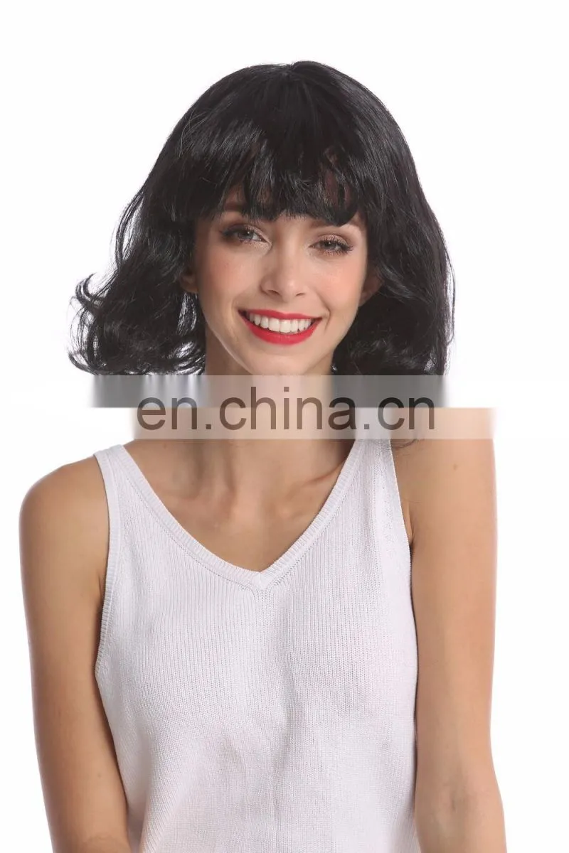 Synthetic party long bobo lob wigs P-W222