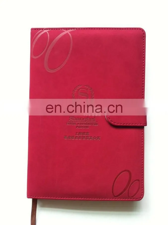 paper print school spiral leather custom notebook