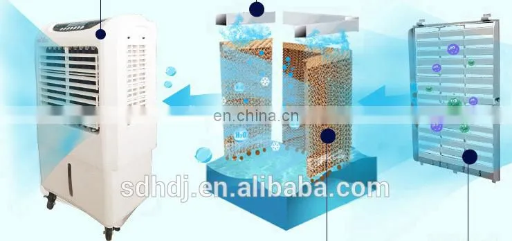Portable commercial air conditioner air cooler fan for home