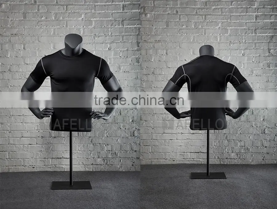 Sports Mannequin Adjustable bracket Upper Body Men Dummy Half Body Model NI-6
