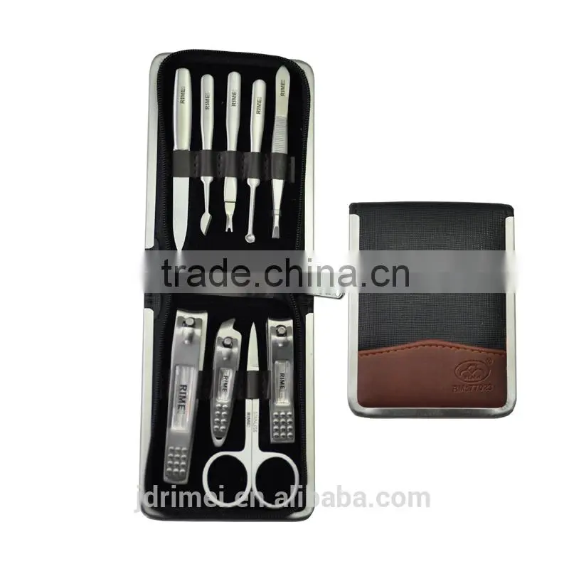 professional manicure pedicure set with scissors tweezer