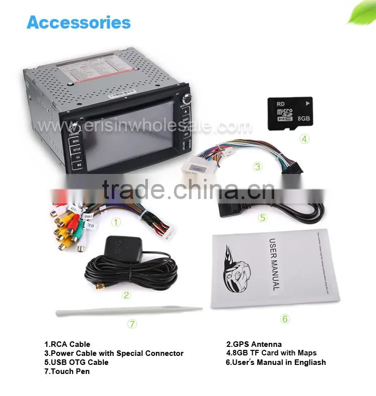 Erisin ES7677M 6.2" Touch Screen Car Radio DVD GPS Player