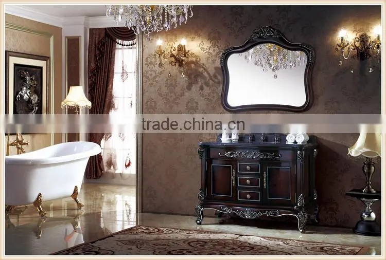Classic European Solid wood bathroom vanity cabinet