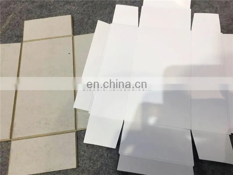 BG1000A Automatic MDF Grey Board cardboard Rigid Box V slot Grooving notching Machine